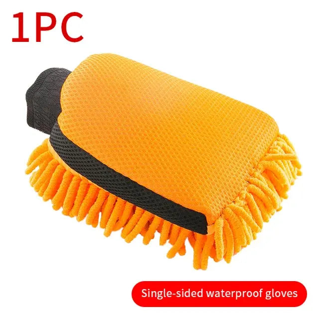 Microfiber Car Washing Mitt Ultra Absorbent Cleaning Gloves